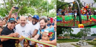 Alcalde Char entregó nuevo parque en La Unión; avanza la transformación en el suroriente
