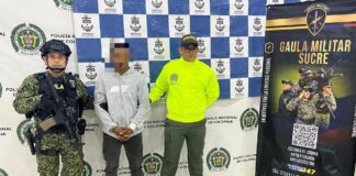 Fue capturado un presunto sicario del ‘Clan del Golfo’