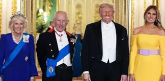 Postales de la visita del presidente Donald Trump a Reino Unido