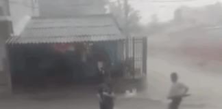 Mujer y su hija se salvaron de ser arrastradas por un arroyo en Soledad, Atlántico