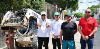 Desde el barrio Centro 1 se iniciaron las obras de recuperación de la malla vial en Puerto Colombia