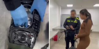 Fue capturada en Cartagena una mujer que pretendía llevar dos kilos de cocaína hacia Brasil