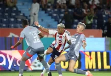 Junior se volvió un experto en revivir muertos: 2-1 cayó el ‘tiburón’ ante Santa Fe en Barranquilla