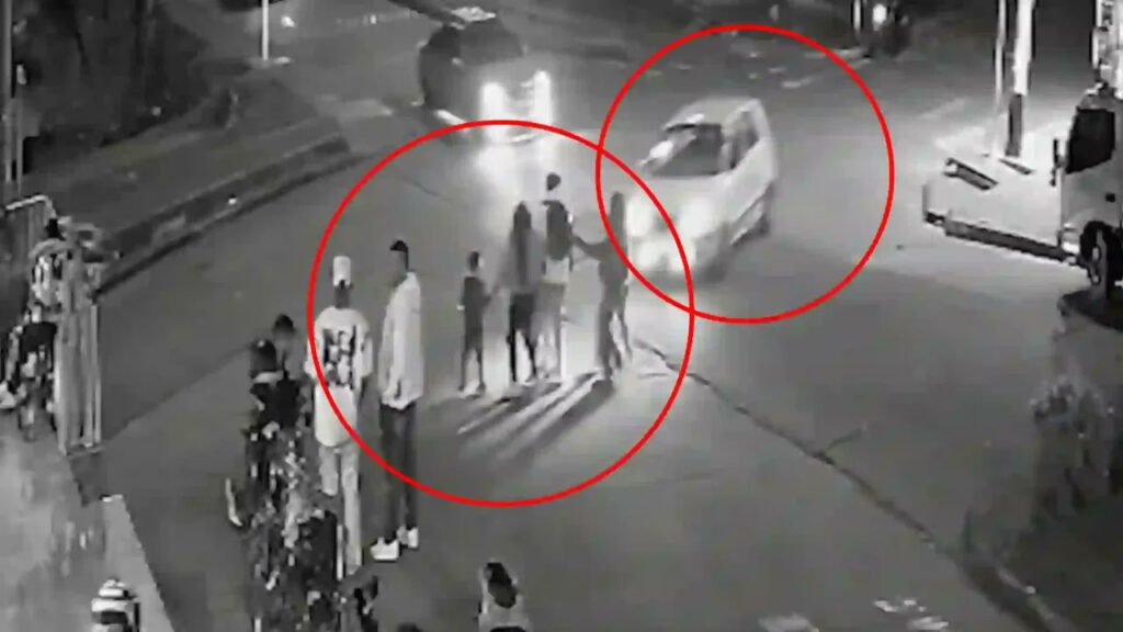 Un taxista ebrio en Bogotá arrolló a once personas y dos menores de edad están en estado crítico