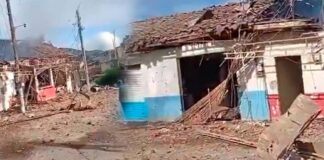 Un puesto de Policía en el Cauca fue atacado con explosivos por las disidencias de las FARC