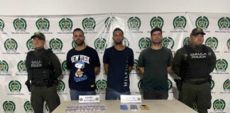 Tres sujetos fueron capturados por extorsión en el barrio El Recreo