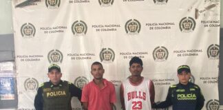 Captura de dos sujetos por el delito de hurto calificado en Puerto Colombia