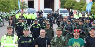 Con un fuerte dispositivo, la Policía Nacional en Barranquilla está lista para garantizar la seguridad durante las fiestas de Navidad.