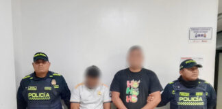 Capturados dos individuos por el delito de hurto en estación de servicio en malambo