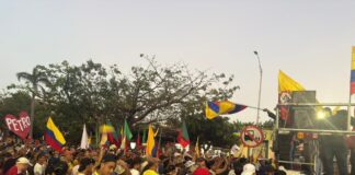 Ciudadanos se concentraron en el Paseo Bolívar tras llamado del presidente Gustavo Petro