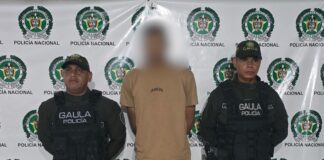 Gaula de la Policía Nacional captura en flagrancia a dos presuntos delincuentes en Barranquilla