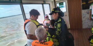 Policía de turismo adelanta campaña “quiero a mi ciudad” en el gran Malecón del Río