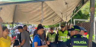 Seguridad garantizada para la lectura del bando en Barranquilla