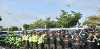 Policía nacional dispone robusto dispositivo de seguridad para el carnaval de Barranquilla 2026