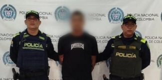 Capturado en flagrancia por porte ilegal de arma de fuego en Malambo