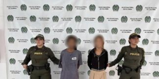 Capturan a dos personas con estupefacientes en Curumaní