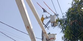 Este lunes 6 de abril Obras eléctricas en un sector del barrio Las Delicias en Barranquilla