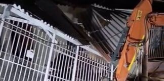 ¡Impactante! Vivienda se desploma en la Ciudadela 20 de Julio
