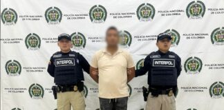 La Policía Nacional retuvo en Montería a un ciudadano colombiano requerido en extradición por España