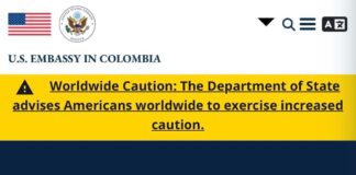 Estados Unidos emite alerta de seguridad para nueve municipios del Atlántico por aumento de la violencia