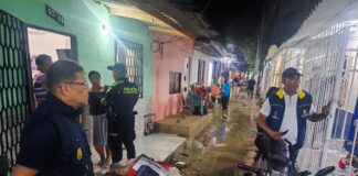 evaluación tras tormenta eléctrica que afectó al municipio de soledad
