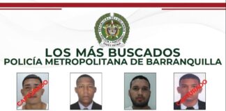 POLICÍA NACIONAL Y ALCALDÍA DISTRITAL INTENSIFICAN LA BÚSQUEDA DE LOS PRESUNTOS DELINCUENTES MÁS BUSCADOS EN BARRANQUILLA