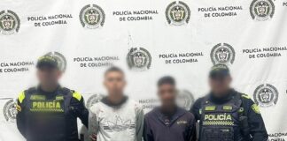 RÁPIDA REACCIÓN POLICIAL PERMITE LA CAPTURA DE DOS PRESUNTOS DELINCUENTES EN FLAGRANCIA POR HOMICIDIO