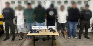 POR SECUESTRO Y TORTURA POLICÍA NACIONAL CAPTURA A SEIS PRESUNTOS INTEGRANTES DE ESTRUCTURA DELINCUENCIAL DEDICADA AL «GOTA A GOTA»