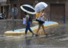 Fuerte temporal causa inundaciones y deja heridos en Tarragona, España