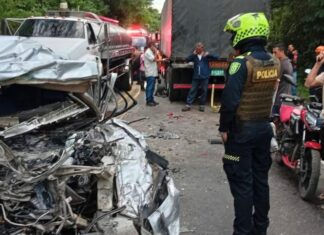 Tres muertos en accidente vial en la zona bananera