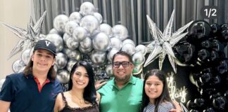 Serenata y afecto: colaboradoras sorprendieron al alcalde Plinio Cedeño Gómez por su cumpleaños