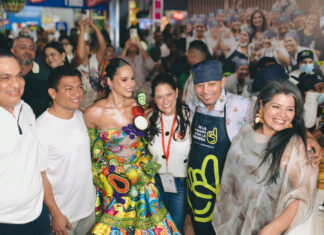 La soberana llegó al tercer día de la feria con ‘Sabor Tropical’,