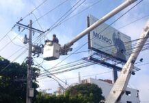 Este lunes 3 de agosto Trabajos eléctricos en el barrio Alfonso López en Palmar de Varela