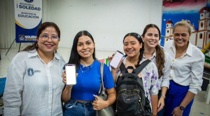Seguimos apoyando los sueños de los jóvenes del municipio: Alcaldía de Soledad entregó 500 subsidios de transporte a estudiantes de educación superior