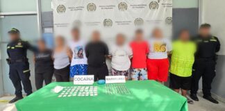 GOLPE CONTUNDENTE AL TRÁFICO DE ESTUPEFACIENTES EN LA LUZ: OCHO CAPTURADOS