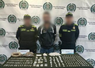 CAPTURADO PRESUNTO INTEGRANTE DE ‘LOS COSTEÑOS’ CON MÁS DE MIL DOSIS DE ESTUPEFACIENTES