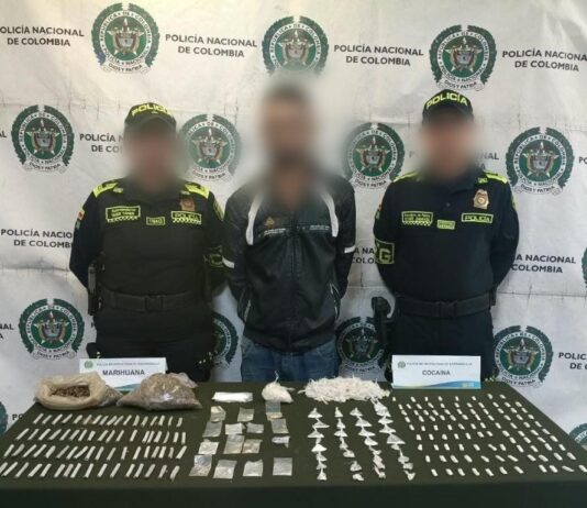 CAPTURADO PRESUNTO INTEGRANTE DE ‘LOS COSTEÑOS’ CON MÁS DE MIL DOSIS DE ESTUPEFACIENTES