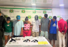 Capturados 7 integrantes de estructuras criminales que se dedicaban a homicidio, extorsión y microtráfico en el Magdalena