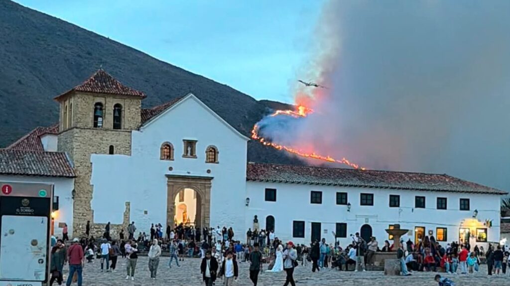 Incendio forestal en Villa de Leyva deja cerca de 290 hectáreas afectadas