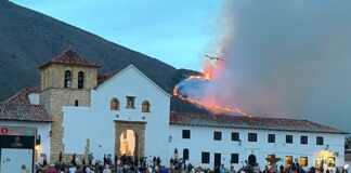 Incendio forestal en Villa de Leyva deja cerca de 290 hectáreas afectadas