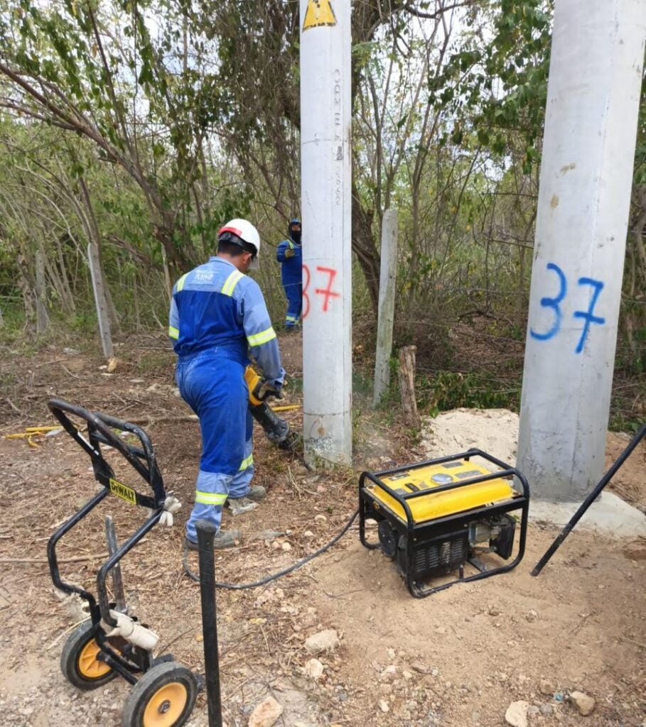 Air-e Intervenida ejecuta obras para fortalecer el servicio de energía en Galapa