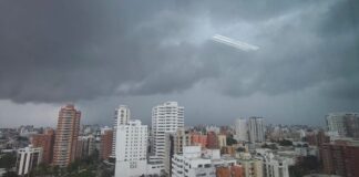 Fuerte aguacero se registró en Barranquilla y su área metropolitana