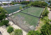 Alcaldía avanza en el mantenimiento de escenarios deportivos