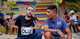 ¡Meta cumplida! Nairo Quintana estrenó junto al gobernador Yamil Arana una nueva calle en La María